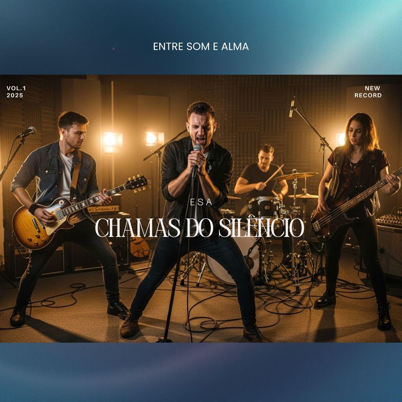 Portada de Álbum "Chamas do Silêncio", de Entre Som e Alma