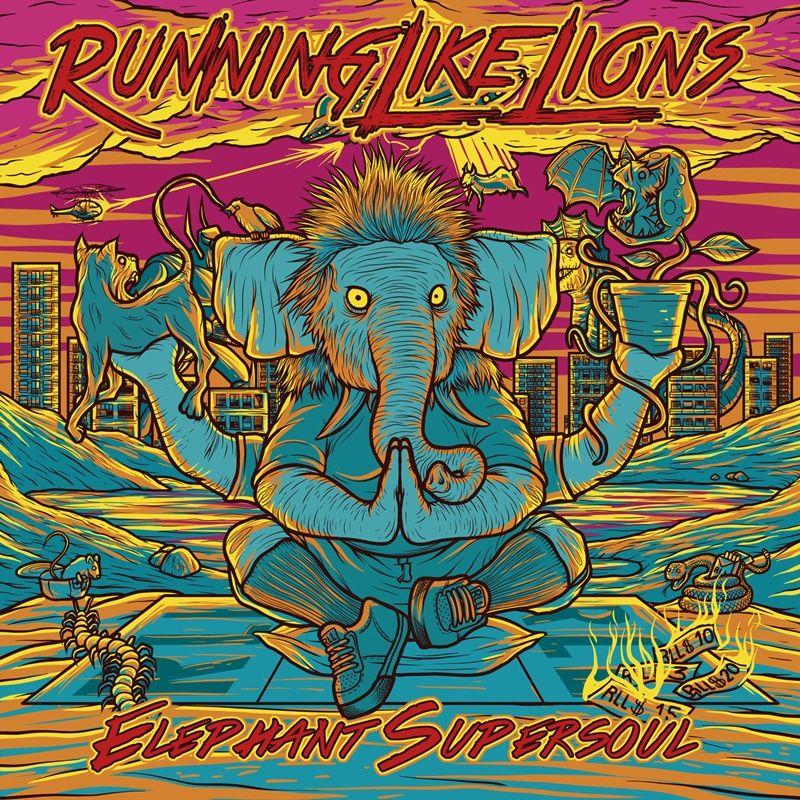 Portada de Álbum "Elephant Supersoul", de Running Like Lions