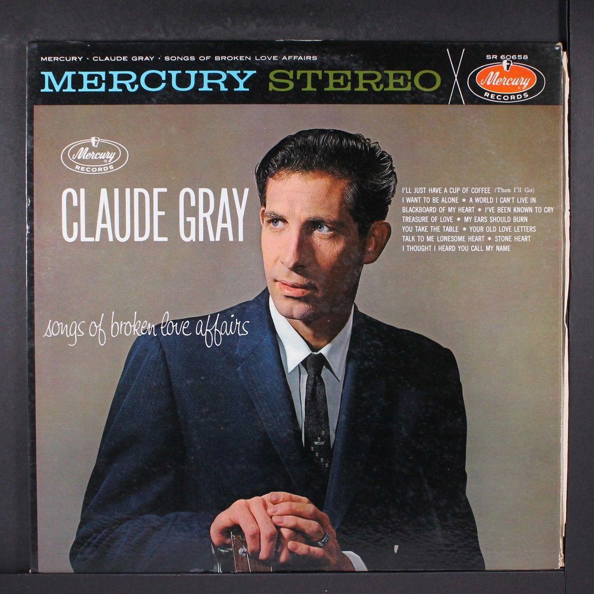 Portada de Álbum "Songs Of Broken Love Affairs", de Claude Gray