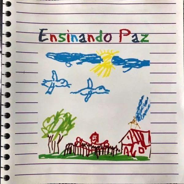 Capa do álbum "Ensinando Paz", de Luiz Cláudio