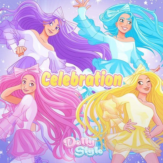 Portada de Sencillo/EP "Celebration", de Dolly Style