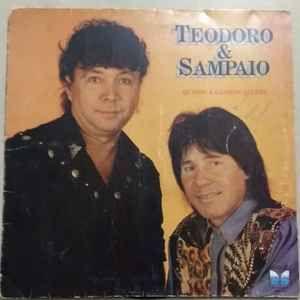 Portada del álbum "Quando a Saudade Aperta ", de Teodoro e Sampaio