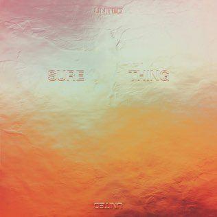 Portada del álbum "Sure Thing", de Hillsong UNITED