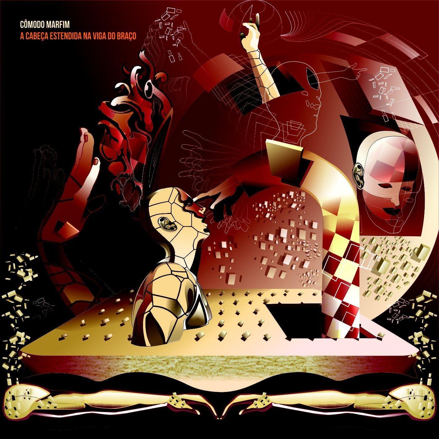 Portada de Álbum "A Cabeça Estendida Na Viga do Braço", de Cômodo Marfim