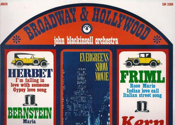 Portada de Álbum "Broadway & Hollywood", de John Blackinsell