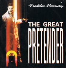 Capa do álbum "The Great Pretender", de Freddie Mercury