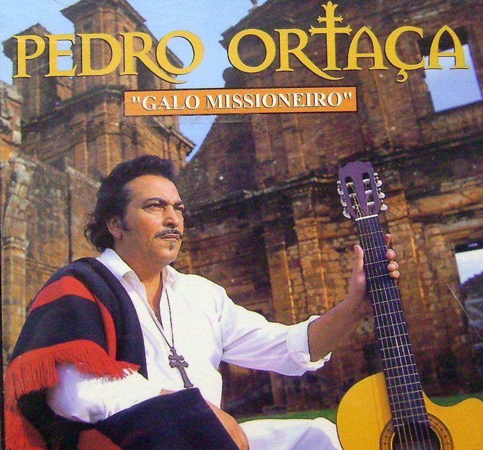 Portada de Álbum "Galo Missioneiro", de Pedro Ortaça