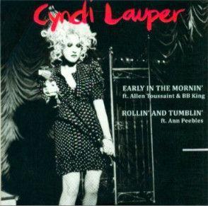 Capa do Single/EP "Early In The Mornin' / Rollin' And Tumblin'", de Cyndi Lauper