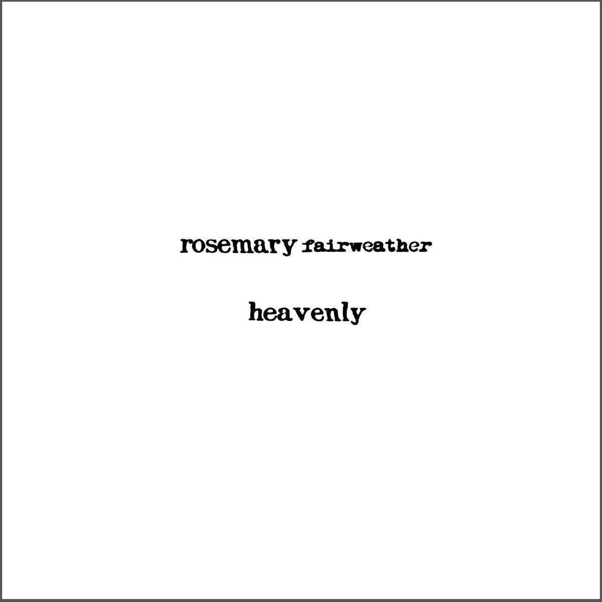 Portada de Álbum "Heavenly", de Rosemary Fairweather