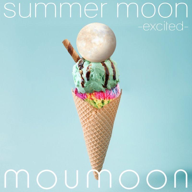 Capa do Álbum "summer moon (excited)", de Moumoon