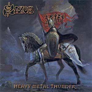 Capa do Álbum "Heavy Metal Thunder", de Saxon
