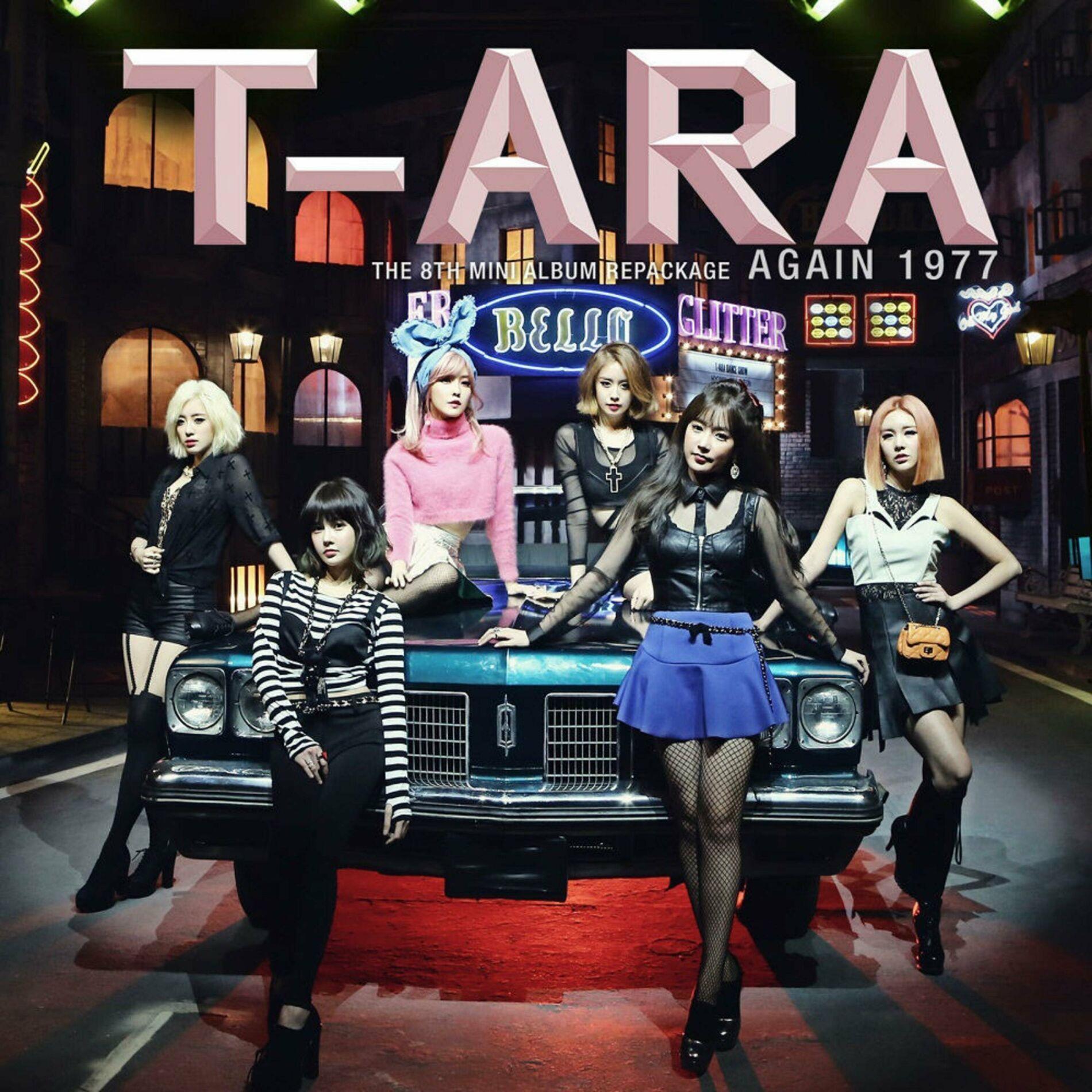 Portada de Sencillo/EP "Again 1977", de T-ARA