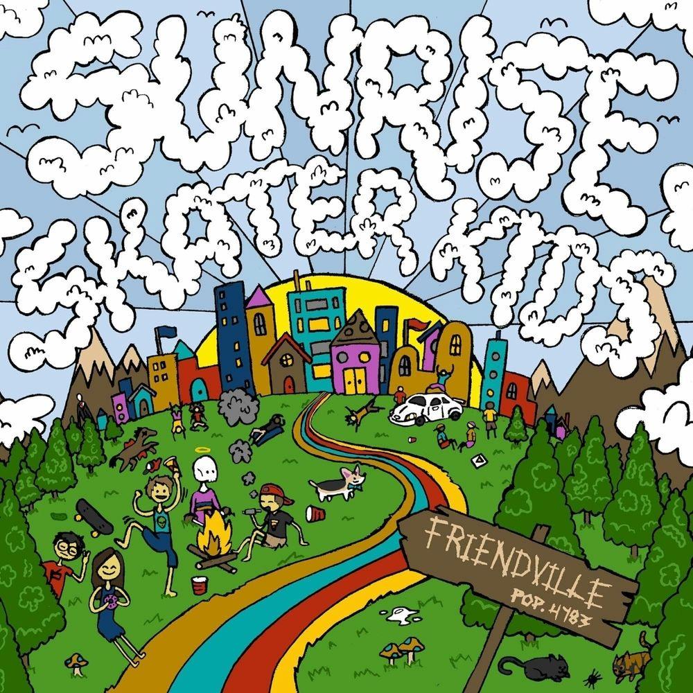 Album cover of "Friendville" by Sunrise Skater Kids