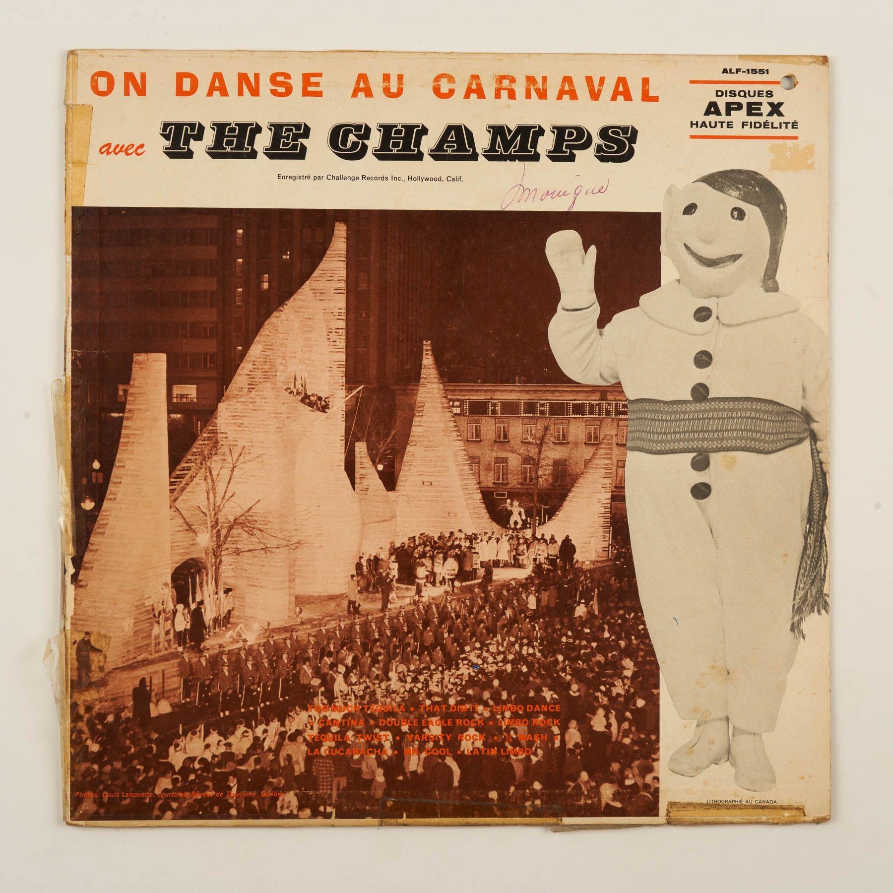 Portada de Álbum "On Danse Au Carnaval", de The Champs