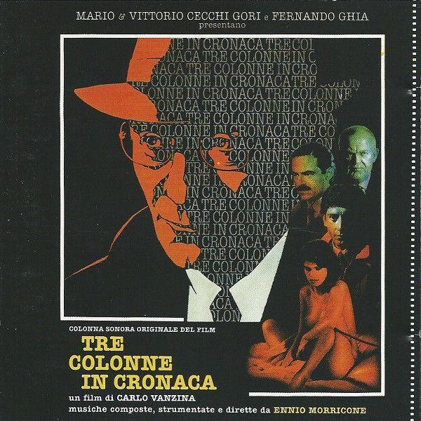 Capa do álbum "Tre Colonne In Cronaca", de Ennio Morricone