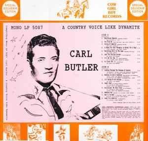 Album cover of "A Country Voice Like Dynamite" by Carl Butler