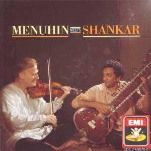 Album cover of "Menuhin Meets Shankar" by Ravi Shankar