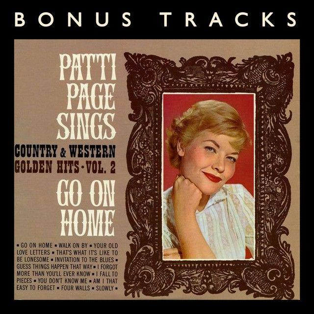Portada de Álbum "Go On Home", de Patti Page