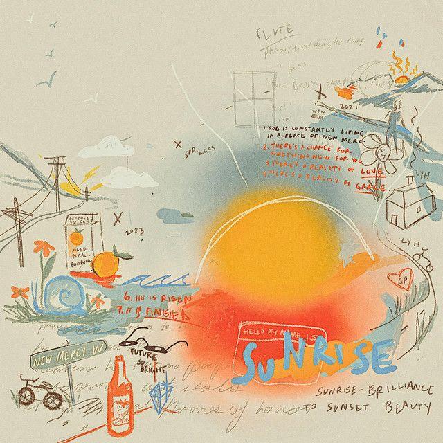 Capa do álbum "Sunrise", de John Mark Pantana