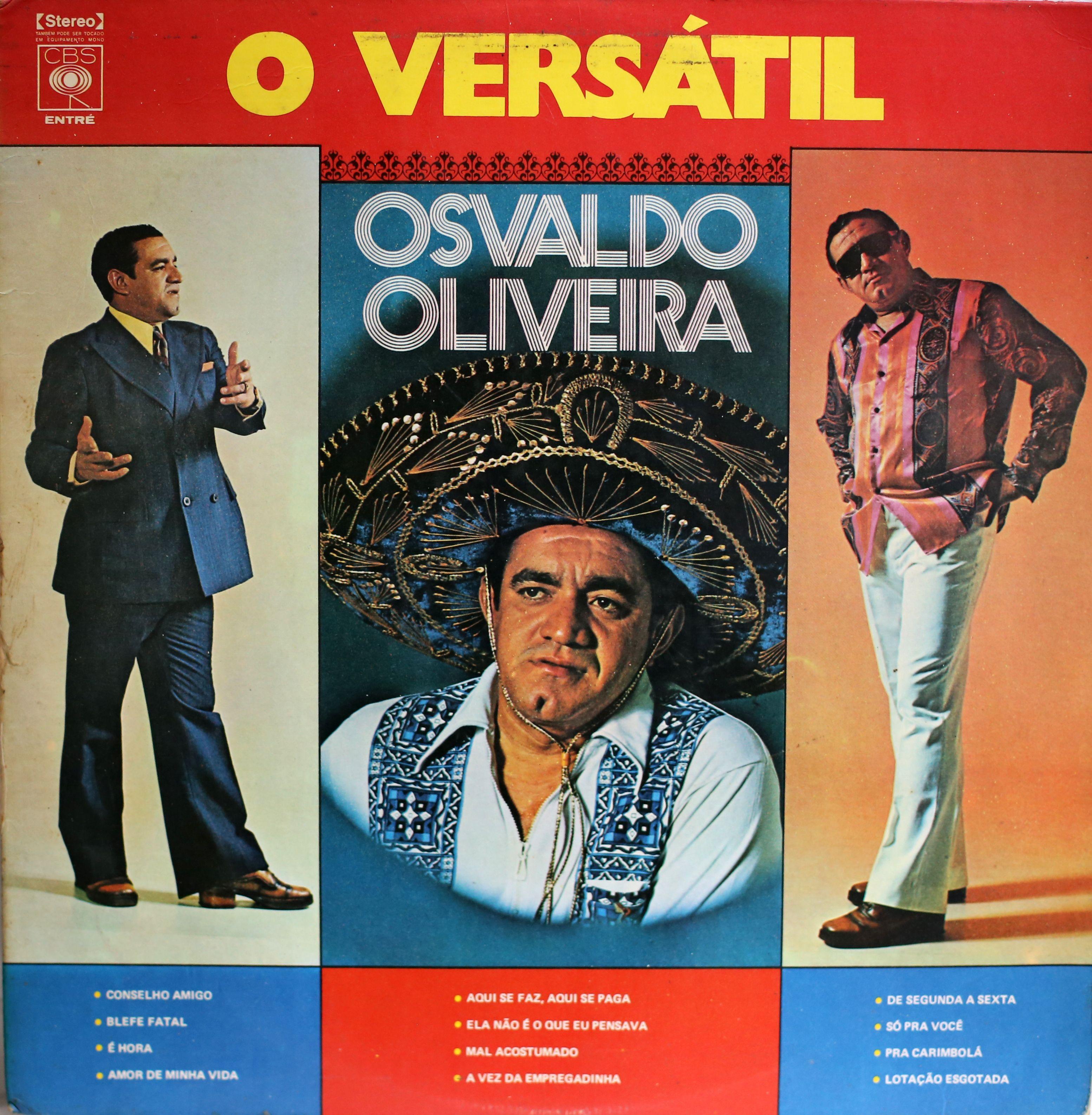 Portada de Álbum "O Versátil", de Osvaldo Oliveira