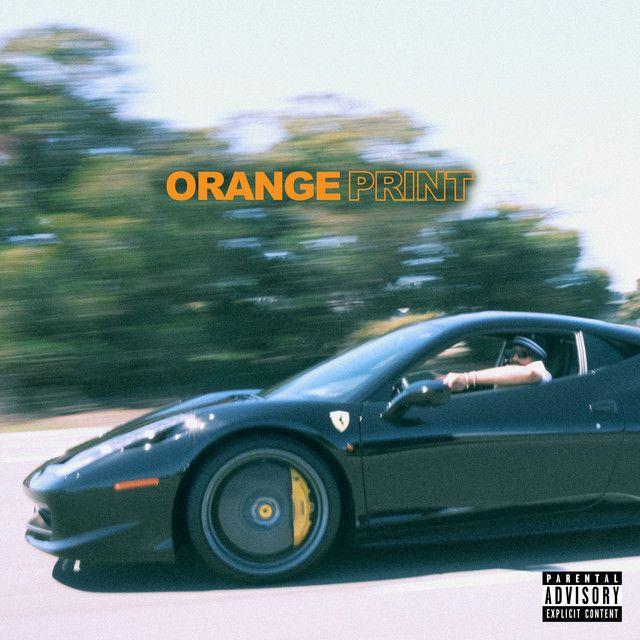 Portada del álbum "Orange Print", de Larry June