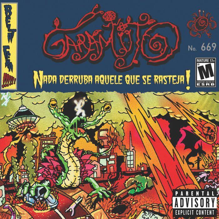 Portada de Álbum "Nada Derruba Aquele Que Se Rasteja", de Garamujo