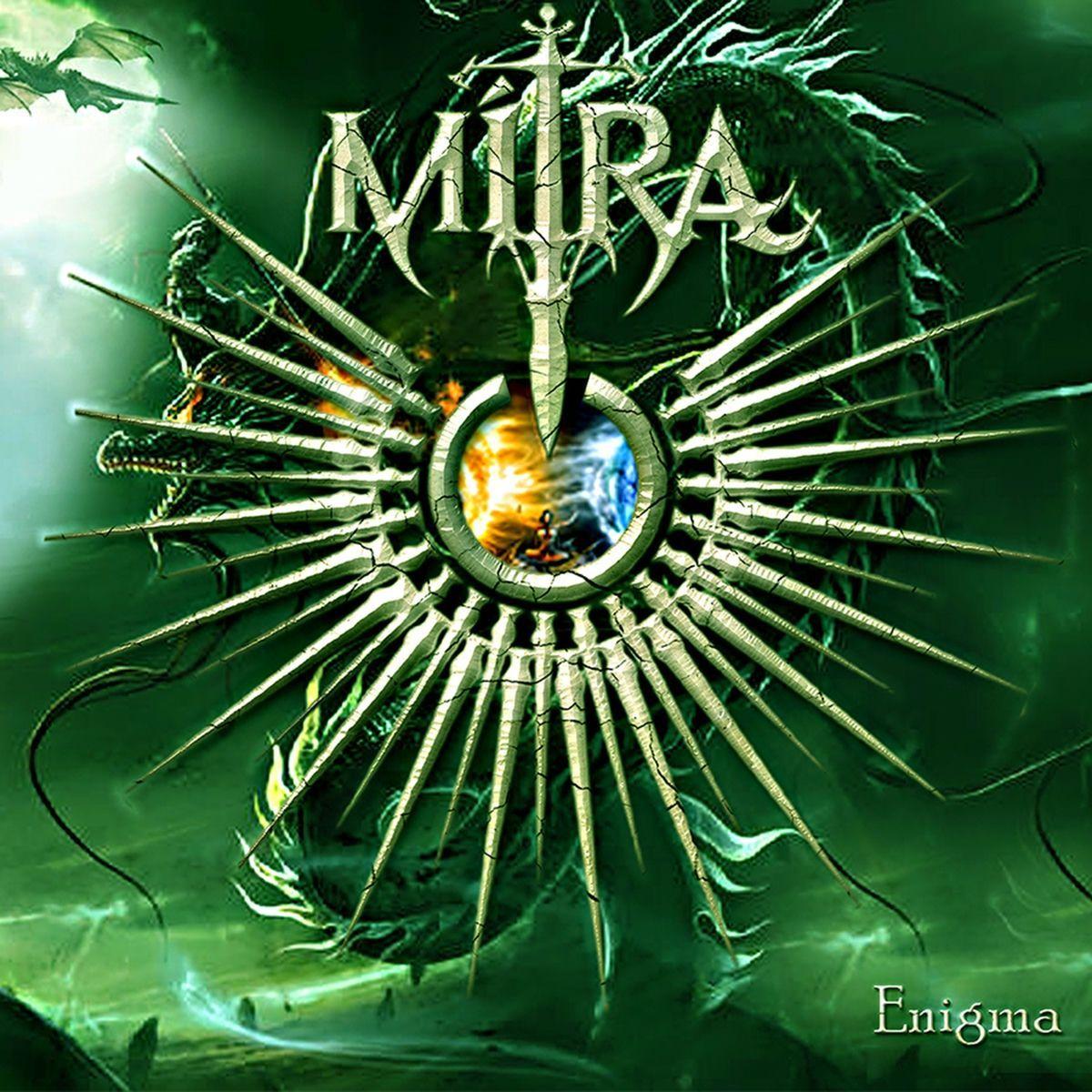 Portada de Álbum "Enigma", de Mitra (Heavy Metal)