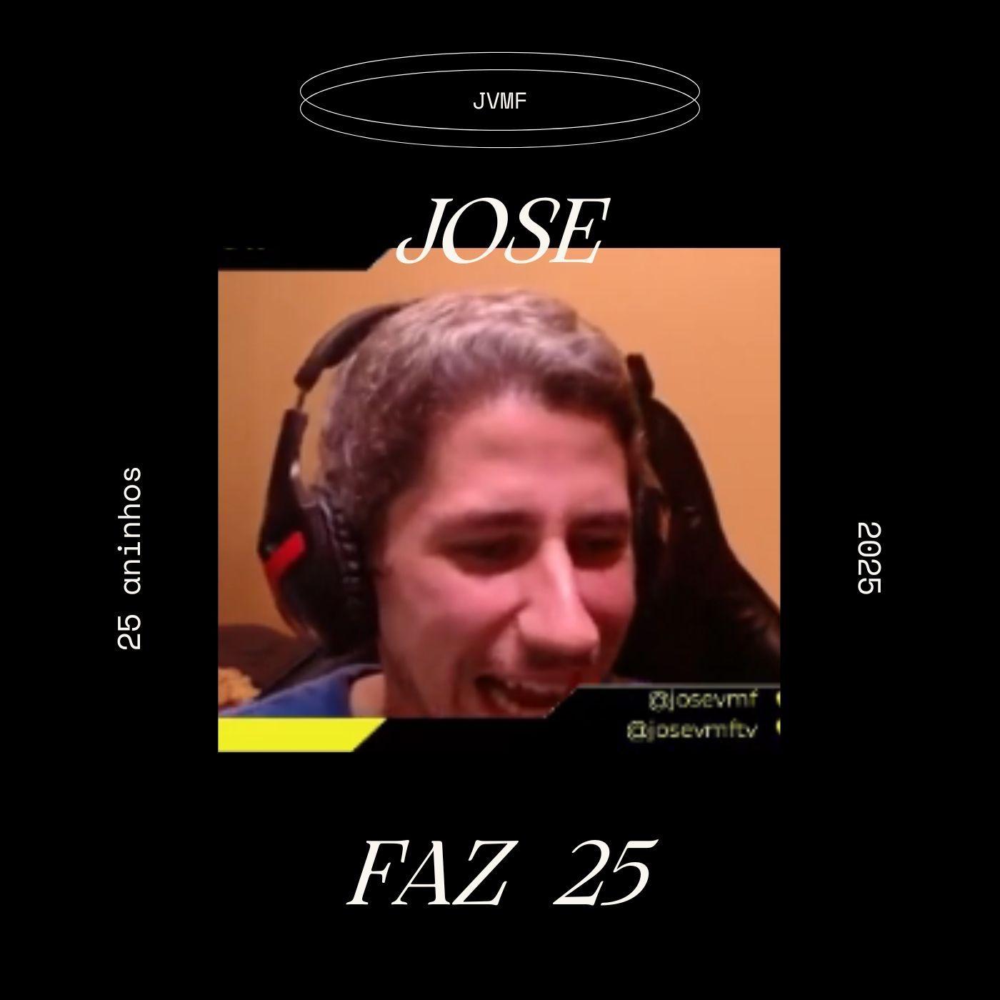 Capa do Single/EP "José Faz 25", de Josevmf