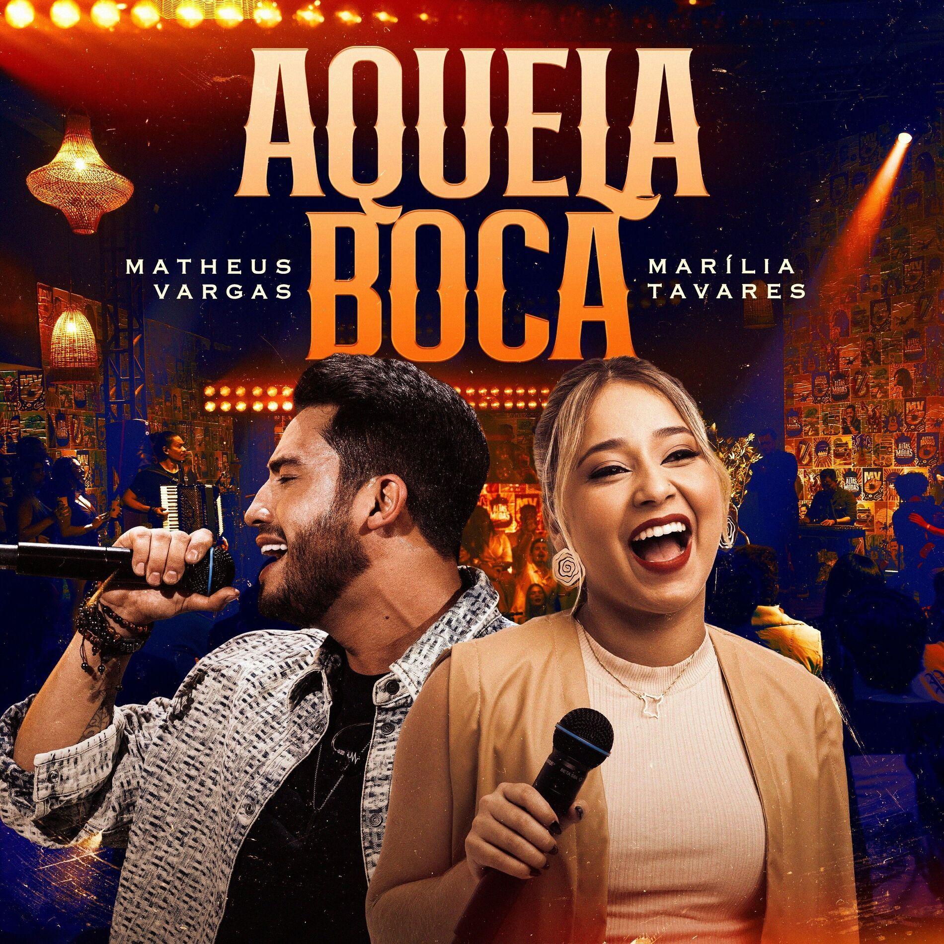 Portada de Sencillo/EP "Aquela Boca", de Matheus Vargas