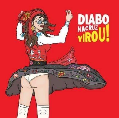 Portada de Álbum "Virou!", de Diabo na Cruz
