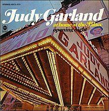 Portada de Álbum "At Home At The Palace", de Judy Garland