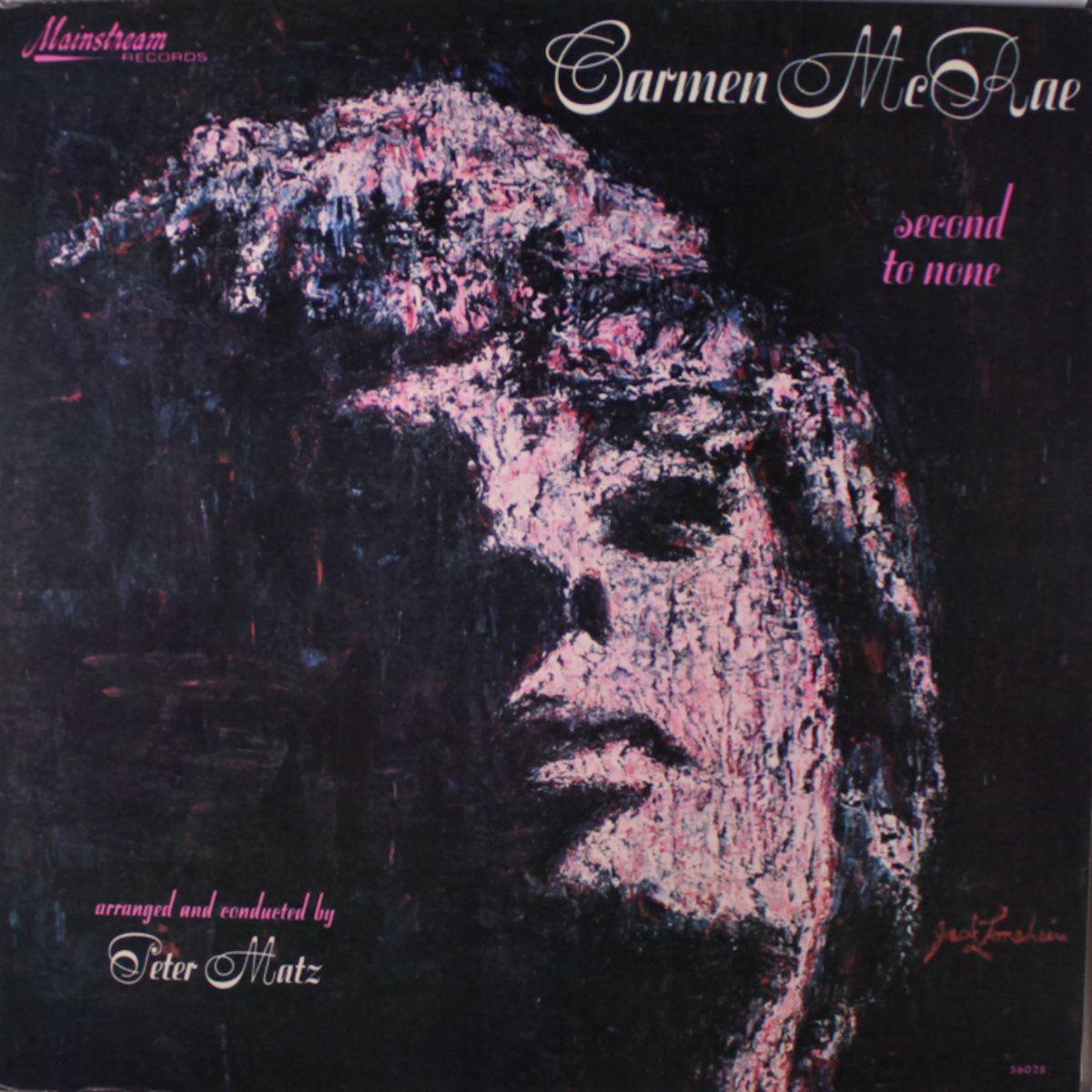 Album cover of "Second To None" by Carmen Mcrae