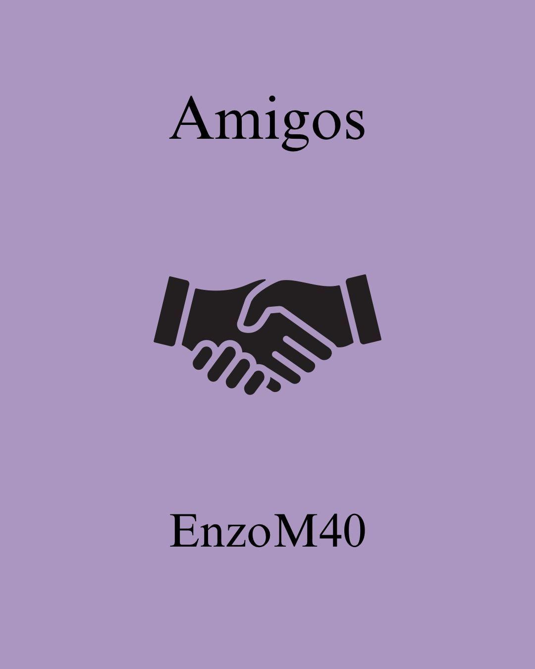 Capa do Single/EP "Amigos", de Enzo