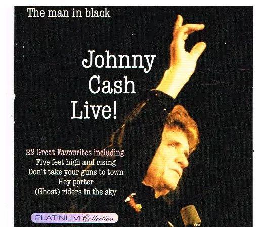Capa do álbum "Live", de Johnny Cash