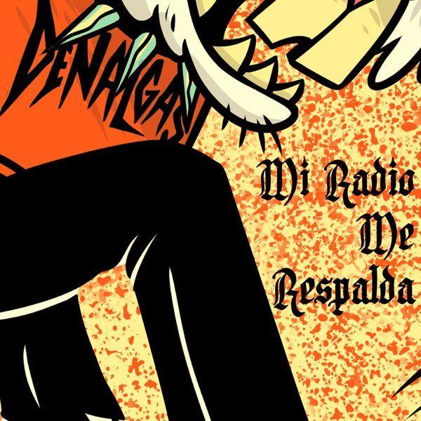 Capa do Single/EP "Mi Radio Me Respalda", de De Nalgas