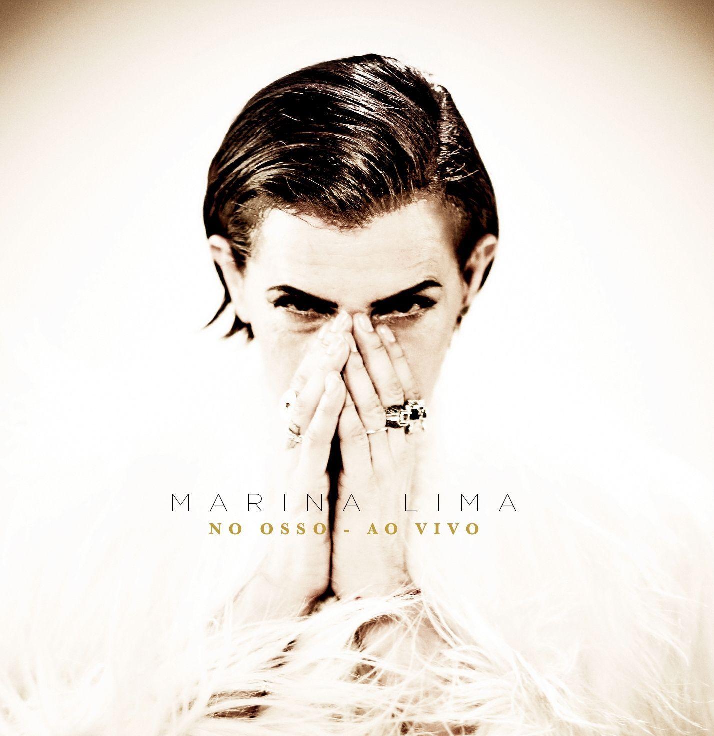 Capa do Álbum "No Osso (Ao Vivo)", de Marina Lima