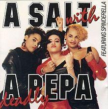 Portada de Álbum "A Salt With a Deadly Pepa", de Salt N Pepa