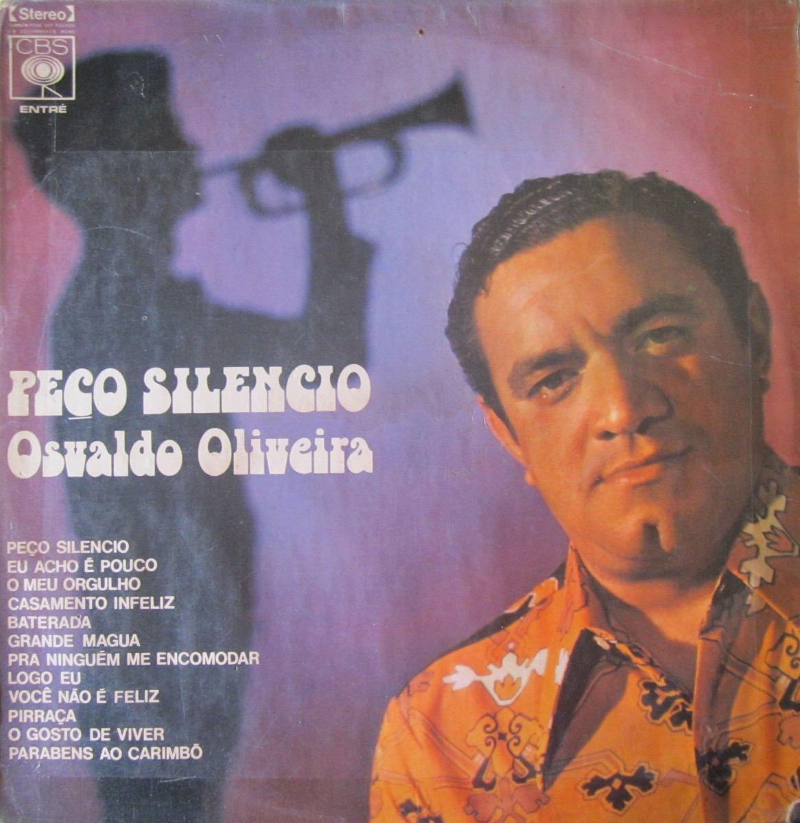 Capa do álbum "Peço Silêncio ", de Osvaldo Oliveira