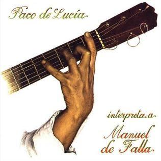 Portada del álbum "Interpreta a Manuel de Falla", de Paco De Lucia