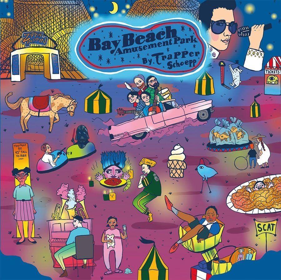 Capa do Álbum "Bay Beach Amusement Park", de Trapper Schoepp