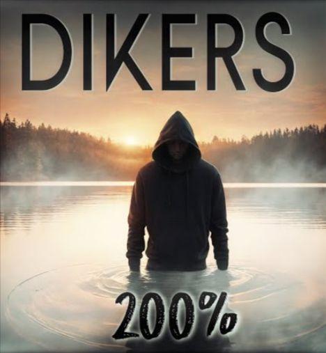 Portada del álbum "200%", de Dikers