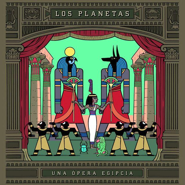 Capa do Álbum "Una Ópera Egipcia", de Los Planetas