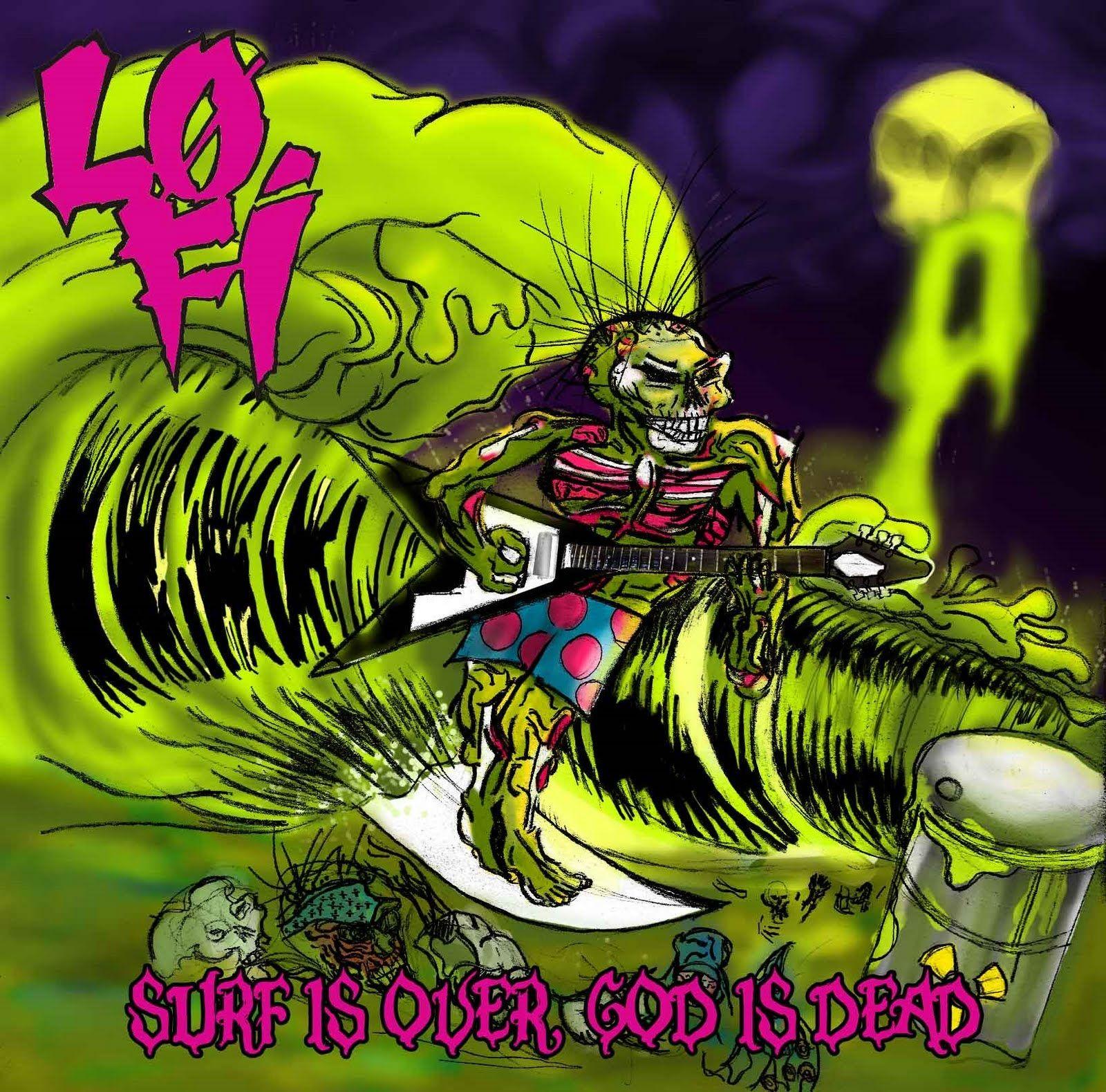 Portada de Álbum "Surf Is Over, God Is Dead", de Lo-Fi Punkrock