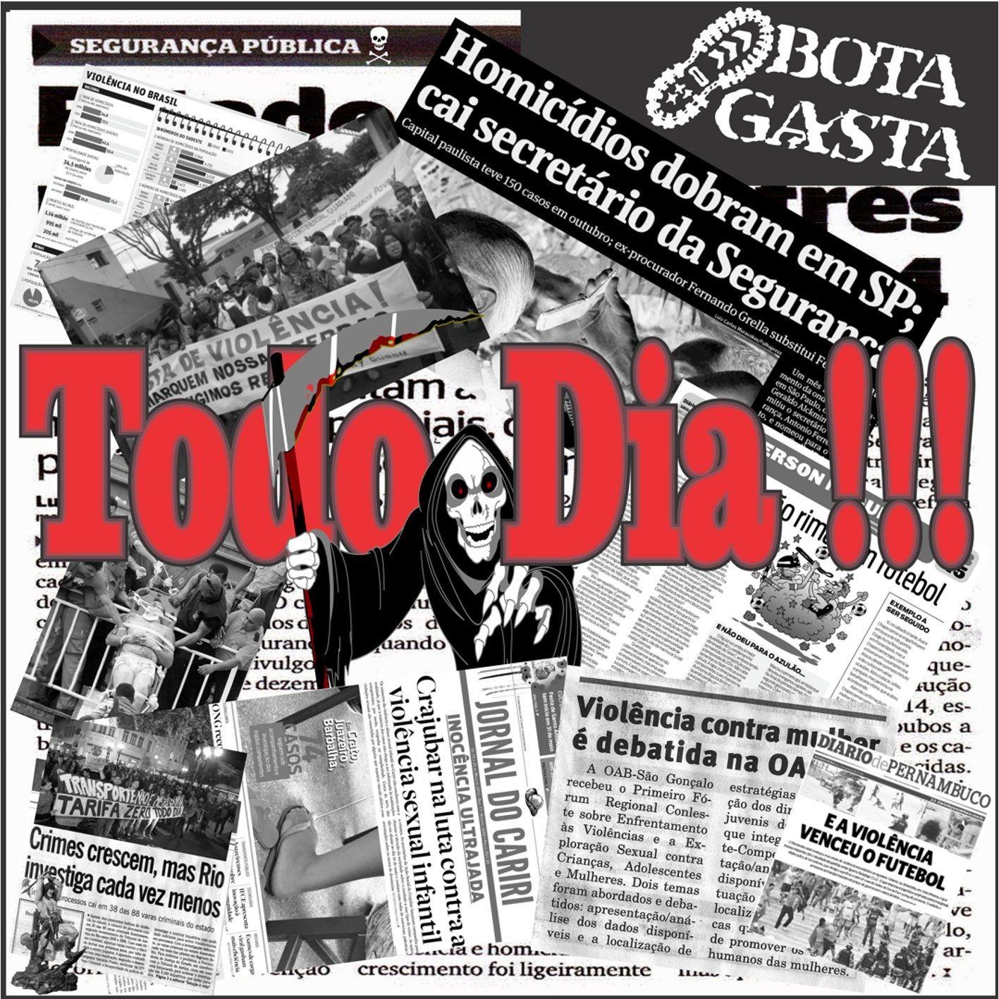 Portada de Álbum "Todo Dia!!!", de Bota Gasta