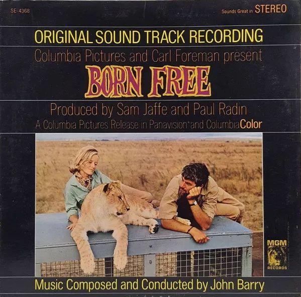 Capa do álbum "Born Free ", de John Barry