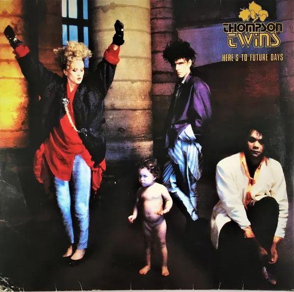 Album cover of "Here's To Future Days" by The Thompson Twins
