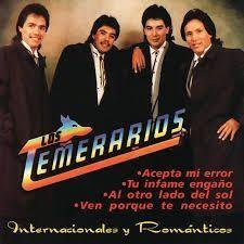 Capa do álbum "Internacionales Y Románticos", de Los Temerarios