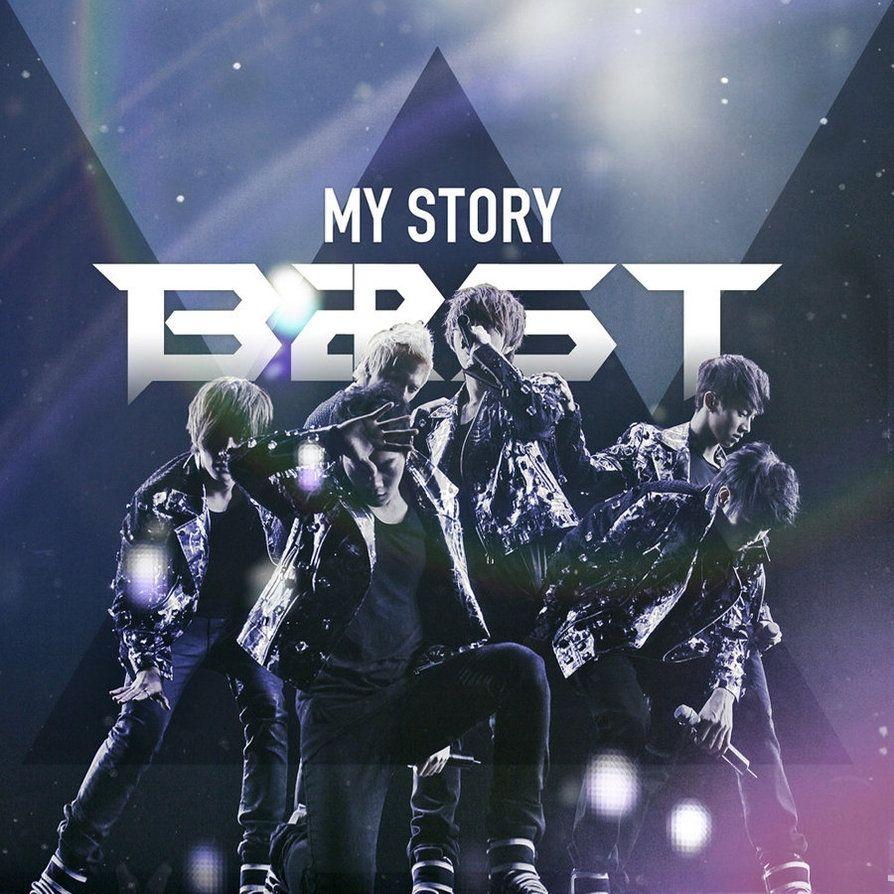 Capa do álbum "My Story", de B2ST (BEAST)