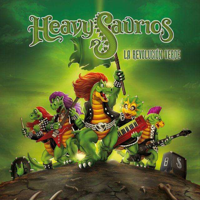 Portada de Álbum "La Revolución Verde", de Heavysaurios