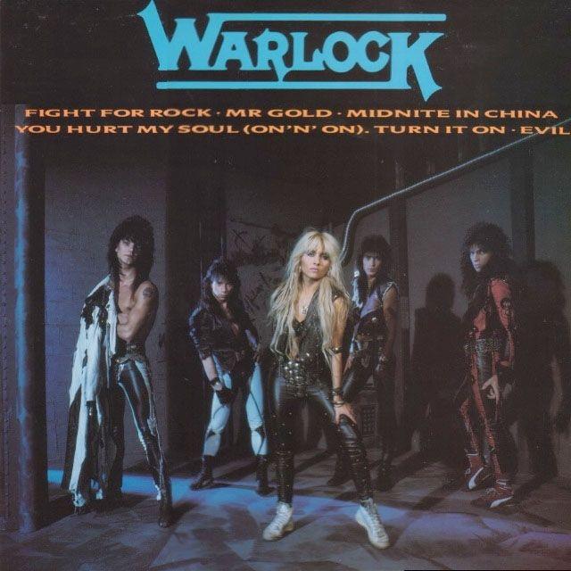 Capa do Álbum "Fight For Rock", de Warlock